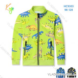 Zip-up sweatshirt for children's girls (98-128) KUGO WM0869