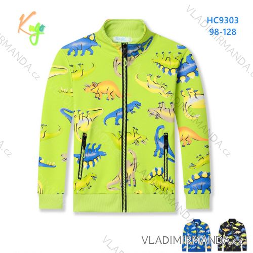 Zip-up sweatshirt for children's girls (98-128) KUGO WM0869