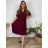 Women's elegant party long sleeve dress (S/M ONE SIZE) ITALIAN FASHION IM322282