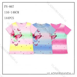 Girls' Youth Short Sleeve T-Shirt (116-146) SEZON JS-7018