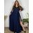 dress short sleeve womens (uni L-2XL) ITALIAN MODA IMS259028 4XL dark blue