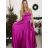 Women's long elegant social summer strapless dress (S/M ONE SIZE) ITALIAN FASHION IMPSH222935/DU -   light green -   S/M/L