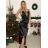 Women's Strapless Satin Long Party Dress (44/46 ONE SIZE) ITALIAN FASHION IMPSH246357XL