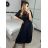 Women's elegant party long sleeve dress (S/M ONE SIZE) ITALIAN FASHION IM322282