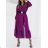 Women's long sleeve casual dress with belt (S/M/L ONE SIZE) ITALIAN FASHION IMWGB25006