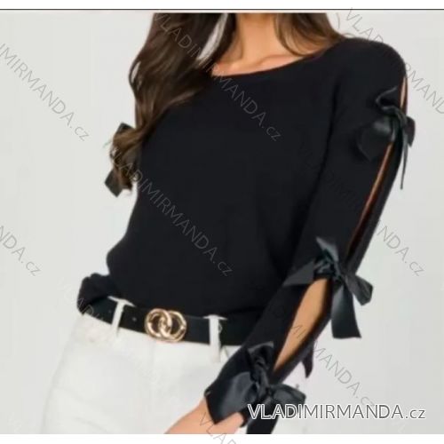 Women's Long Sleeve Sweater (S/M ONE SIZE) ITALIAN FASHION IMPBB23Y22066