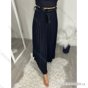 Women's chiffon folded skirt with belt (M / L ONE SIZE) ITALIAN FASHION IM321575