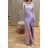 Women's Long Summer Elegant Sleeveless Dress (S/M ONE SIZE) ITALIAN FASHION IMPBB23C29640 Royal blue S/M/L