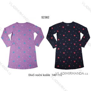 Nightgown long sleeve children's girls (140-170) WOLF S2382