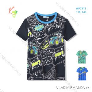 T-shirt short sleeve children's boys (98-128) KUGO HC0699