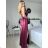 Women's Long Strapless Sequin Party Dress (S/M ONE SIZE) ITALIAN FASHION IMPSH233348
