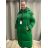 Women's Winter Hooded Long Sleeve Coat (S-2XL ONE SIZE) ITALIAN FASHION IMPNF242560 green 2XL