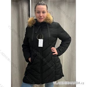 Long Sleeve Women's Winter Zipper Hooded Coat (S-3XL ONE SIZE) ITALIAN FASHION IMPNF242537