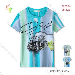 T-shirt short sleeve boys (134-164) KUGO DL0011