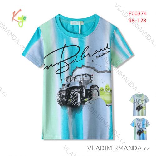 T-shirt short sleeve boys (134-164) KUGO DL0011