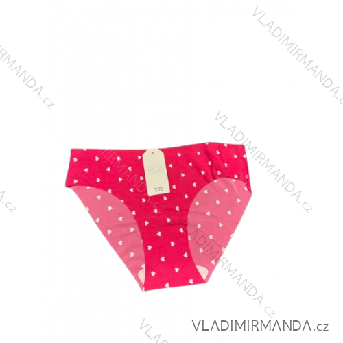 Women's panties (M-2XL) PRA24DYANA9484 dark pink S