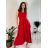 Women's elegant party long sleeve dress (S/M ONE SIZE) ITALIAN FASHION IM322282 emerald green S/M/L