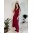 Women's elegant party long sleeve dress (S/M ONE SIZE) ITALIAN FASHION IM322282 emerald green S/M/L