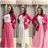 Long dress for women (UNI s-m) ITALIAN FASHION IMM20FL5620 -   růžová neon -   S / M