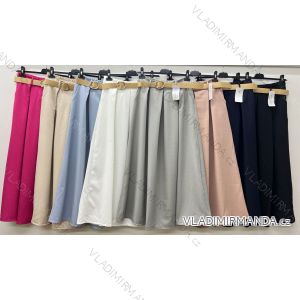 Elegant trousers with belt for women (S/M/L ONE SIZE) ITALIAN FASHION IM425057