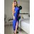 Elegant formal dress with straps for women (S / M ONE SIZE) ITALIAN FASHION IM321576 -   black -   S / M