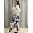 Women's Plus Size Long Sweatpants (XL/2XL ONE SIZE) ITALIAN FASHION IMN24001 48/50 blue