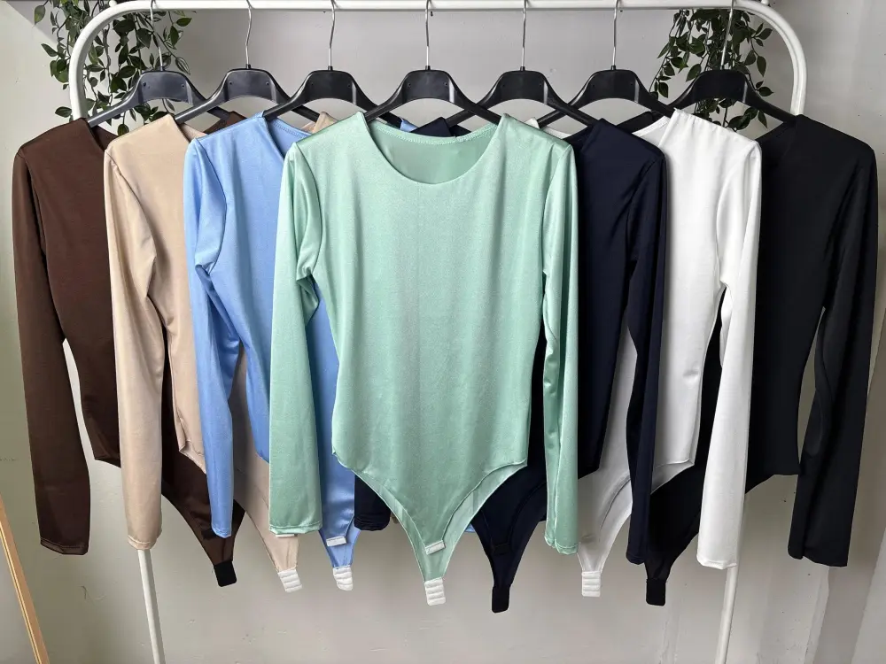 Women's long sleeve bodysuit (S/M/L ONE SIZE) ITALIAN FASHION IMPLP2472210065