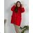 Women's Plus Size Long Sleeve Hoodie (52/54/56 ONE SIZE) ITALIAN FASHION IMD24LUISA