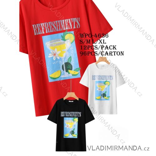 Women's short sleeve T-shirt (S/M - L/XL) GLO-STORY GLO25WPO-4636