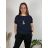 Tunic with pendant short sleeve women's oversized (54/56/58 ONE SIZE) ITALIAN FASHION IM425031