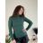 Women's long sleeve turtleneck (uni sm) ITALIAN MODA IM919JM-5809-58 white S / M