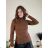 Women's long sleeve turtleneck (uni sm) ITALIAN MODA IM919JM-5809-58 white S / M