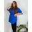 Tunic Shirt Extended With Belt 3/4 Long Sleeve Women's Plus Size (XL/2XL ONE SIZE) ITALIAN FASHION IMC22513