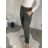 Elegant trousers with belt for women (S/M/L ONE SIZE) ITALIAN FASHION IM425057 -   black -   S/M/L