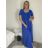 Short summer long sleeve women's dress, oversized (54/56/58 ONE SIZE) ITALIAN FASHION IM425070