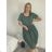 Women's oversized summer short sleeve dress (44/46/48 ONE SIZE) ITALIAN FASHION IM425064