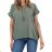 Short summer dress short sleeve women's oversized (40/42/44 ONE SIZE) ITALIAN FASHION IMD25022