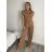 Women's short sleeve summer casual dress (S/M/L ONE SIZE) ITALIAN FASHION IMWGB25022