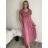 Women's Oversized Knitted Long Sleeve Sweater (S/M ONE SIZE) ITALIAN FASHION IMSN2416125 S / M rose old rose