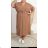 Women's short sleeve summer casual dress (S/M/L ONE SIZE) ITALIAN FASHION IMWGB25022