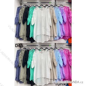 Women's short sleeve summer casual dress (S/M/L ONE SIZE) ITALIAN FASHION IMWGB25022