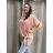 Women's tunic extended short sleeve (UNI S-M) SWEETISIMA ITALIAN FASHION IMD20069 white