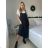 Women's summer strappy dress with short sleeve t-shirt (XS/S/M ONE SIZE) ITALIAN FASHION IMD25071