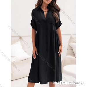 Women's 3/4 long sleeve shirt dress (XS/S/M ONE SIZE) ITALIAN FASHION IMD25030