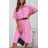 Women's 3/4 long sleeve shirt dress (XS/S/M ONE SIZE) ITALIAN FASHION IMD25030