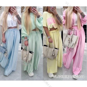Women's long summer oversize pants (S/M/L ONE SIZE) ITALIAN FASHION IM425271