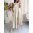 Women's Long Chiffon Short Sleeve Dress (S/M ONE SIZE) ITALIAN FASHION IMWGS231048