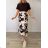 Women's Long Chiffon Short Sleeve Dress (S/M ONE SIZE) ITALIAN FASHION IMWGS231048