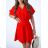 Short summer dress short sleeve women's oversized (40/42/44 ONE SIZE) ITALIAN FASHION IMD25022