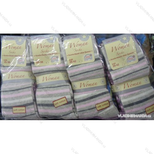 Socks weak classic ladies stripe (35-42) VIRGIN GERMANY H-3303
